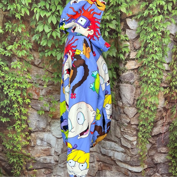RARE MEMBERS ONLY X RUGRATS Hooded Windbreaker, M - Picture 12 of 16